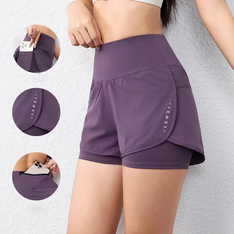 Quick drying running shorts shorts