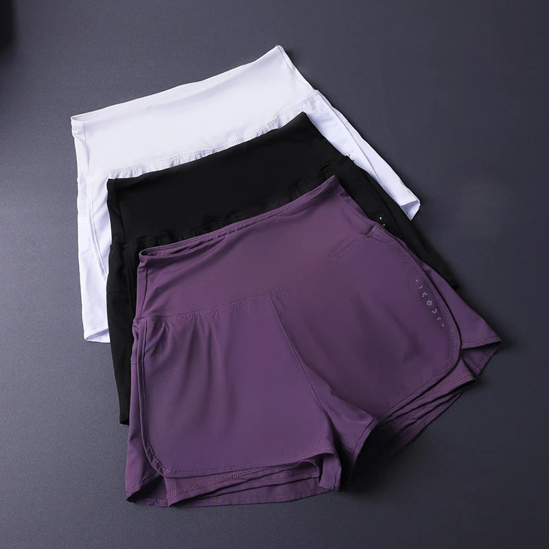Women's 2 in 1 Shorts with Pockets
